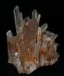 Tangerine Quartz Crystal Cluster - Madagascar #32248-3